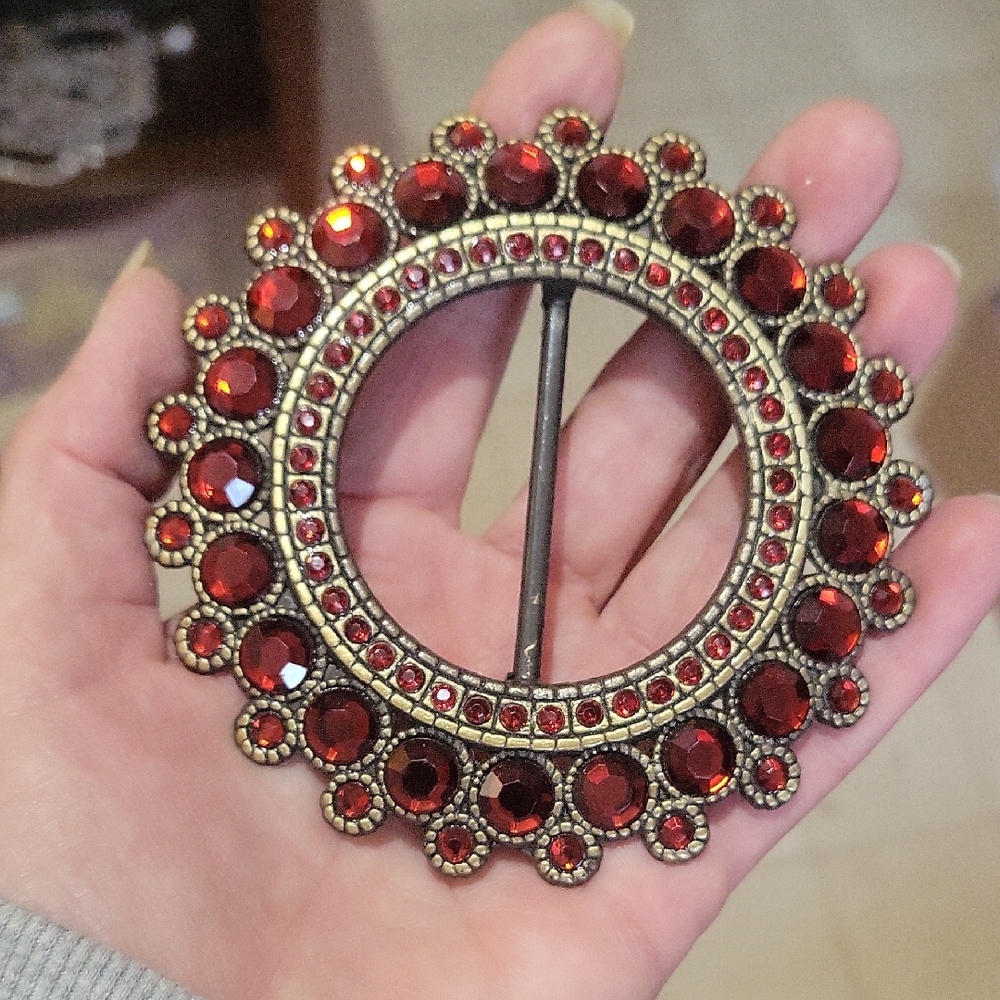 Antique 4 inch BELT BUCKLE